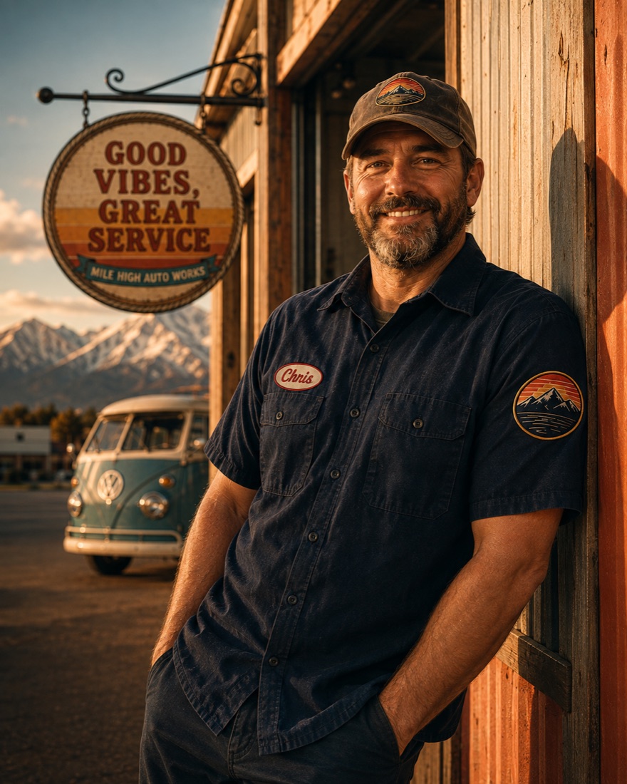 Chris, veteran owner of Mile High Auto Works in Denver, CO